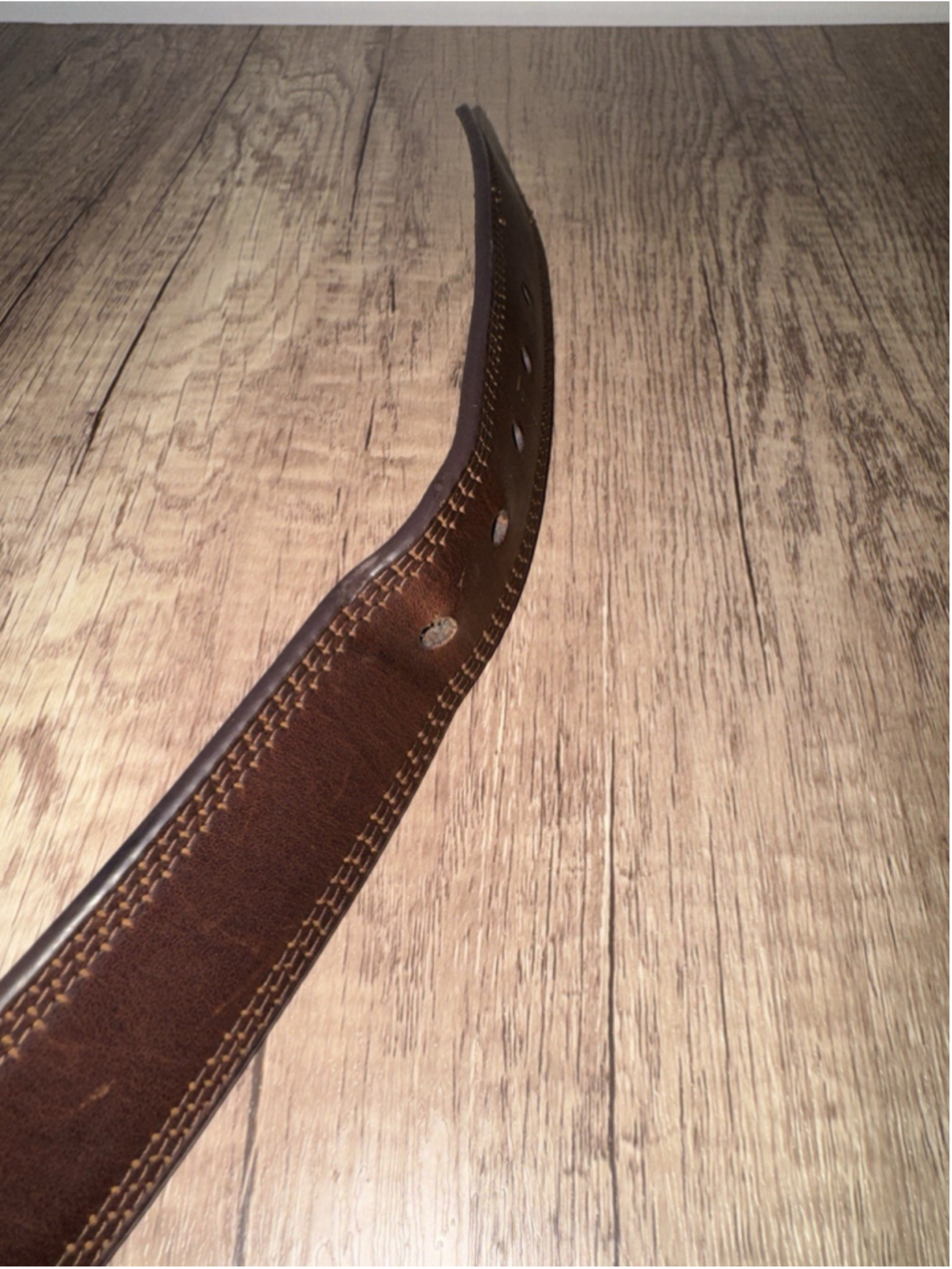 Ariat Brown Leather Belt Size 40 Western Ranch Cowboy Workwear Genuine Leather - Picture 8 of 14